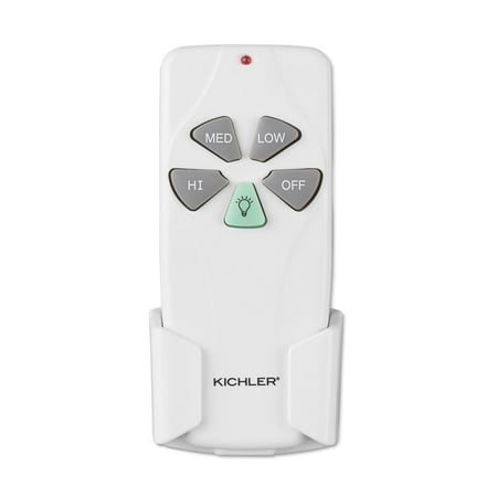 

Kichler 337001 Hand Held Remote For Kichler Ceiling Fans - White