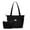 Black, variant on XINLANER Tote Bag for Women, Lightweight Work Handbag Teacher Nurse Quilted Shoulder Bag for School Travel Gym