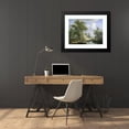 thumbnail image 4 of Egbert van Drielst 24x19 Black Modern Framed Museum Art Print Titled - Farms on the Fringe of a Wood (1812), 4 of 5
