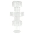 thumbnail image 5 of 5-Tier Wedding Flower Stand Clear Crystal Flower Stand Modern Acrylic Decoration Flowers Stand, 5 of 13