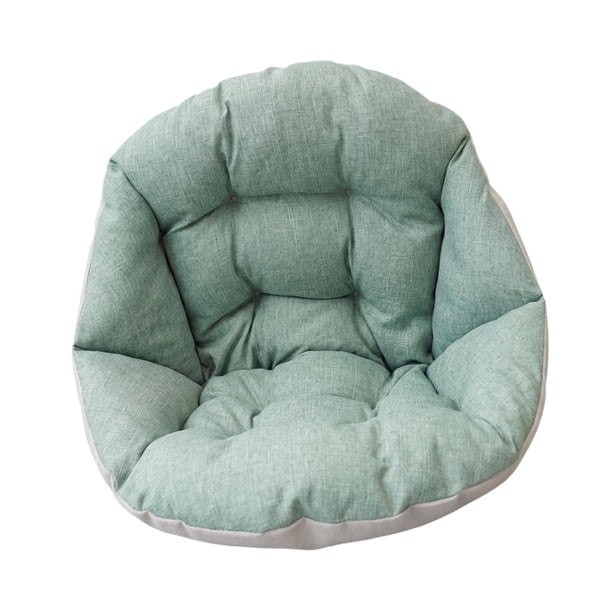 Cojín de repuesto para hamaca, silla colgante, cojín de asiento para cesta, almohadilla de asiento para el hogar, patio, oficina, sala de estar. Verde