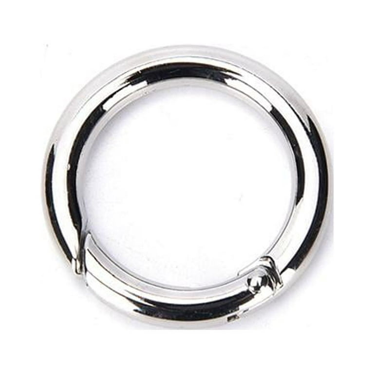 BE-TOOL 1/5Pcs Trigger Spring O Rings Round Carabiner Clip Snap for  Keyrings Buckle Zinc alloy 5 Color 