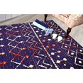 thumbnail image 6 of Furnish My Place Moroccan Style Runner Rug - 2 ft. x 8 ft., Navy, Rug with Transitional Design, 6 of 12