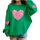 thumbnail image 5 of TaTaai Youth Valentine's Day Printed Long-Sleeve Round Neck Hoodie, Fleece-Lined Warm Casual Loose Top, Soft Fabric for All Season Daily Photoshoot Wear Gift, 5 of 5
