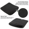 thumbnail image 3 of NEX Ergonomic Mouse Pad with Wrist Support, Memory Foam Keyboard Wrist Rest for Computer, Black (NX-PAD001), 3 of 6