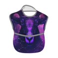 thumbnail image 2 of Kdxio Purple Starry Sky Antelope Bibs For Babies, Baby Bibs for Eating, Toddler Bibs, Waterproof Bibs, Feeding Bibs, for Toddlers, Boys, Girls, 2 of 8
