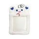 thumbnail image 4 of Portatarjetas de peluche con llavero de álbum, tarjetero para tarjetas de crédito y de identificación para mujer Blanco, 4 of 7