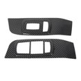 thumbnail image 1 of Door Window Switch Panel Frame, Seamless Fit Decorative Carbon Fiber Color Window Control Switch Panel Trim  for Cars, 1 of 7