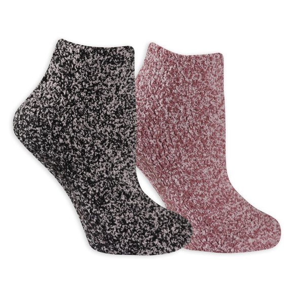 Calcetines Dr. Scholl's Soothing Spa Low Cut Low Lavender para mujer, negro/rosa