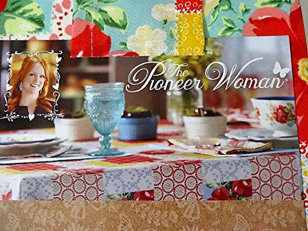 The Pioneer Woman Patchwork Fabric Tablecloth, 60"W x 84"L, Multicolor
