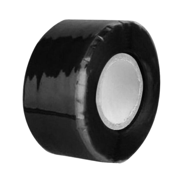 Cinta de Silicona Autofundible Cola Tira Autofusionable Negro