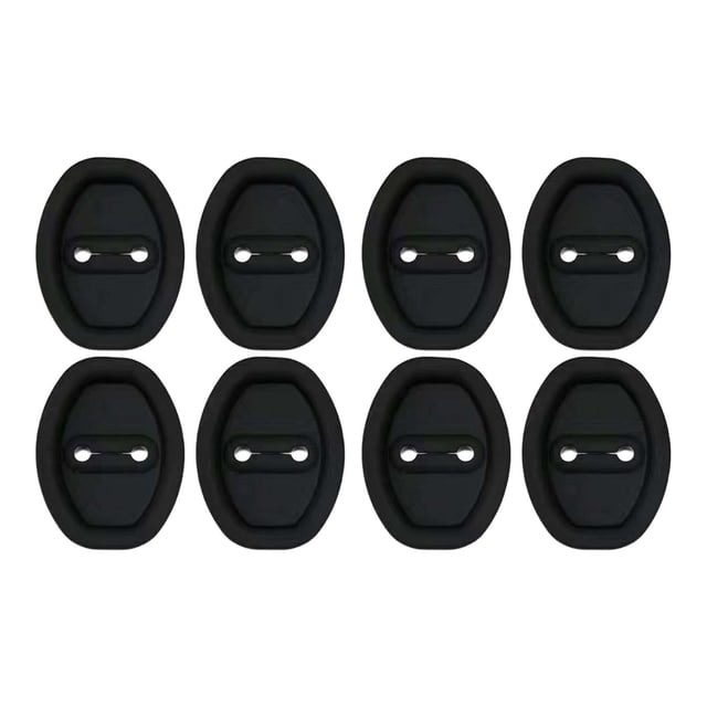 Garment Bags and Protectors Car Door Lock Protection Pad Door Absorber Pad Door Thick Collision Sticker Universal Door Lock Rubber Sleeve 8pc