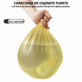 thumbnail image 2 of 3 volúmenes de pequeñas bolsas de basura 60 duraderas 4 galones bolsas de basura pequeñas Oficina de la familia cocina baño dormitorio en el cubo de basura (Grey), 2 of 6