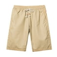 thumbnail image 3 of MSJUHEG Mens Shorts Men'S Shorts New Shorts Cropped Pants Washed Beach Pants Shorts Men Beige 3Xl, 3 of 5