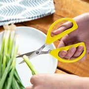 Joyce Chen Original Unlimited Kitchen Scissors All Purpose Kitchen Shears With Comfortable Handles, Yellow, 2 Pack