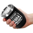 thumbnail image 3 of 70th Birthday Gifts for Women and Men - 1954 70th Birthday Decorations - 12 Oz Insulated Stainless Steel Wine Tumbler with Lid for Her Wife Mom Grandma Aunt Friend, Black, 3 of 4