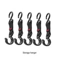 thumbnail image 1 of Ruiboury 5 Pcs Nylon 5 Pcs Sangle Crochet en s Supports de Store Crochets de Rangement Camping Crochet Suspendu 5ensemble, 1 of 6