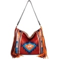 thumbnail image 1 of LinYooLi Grand Sac Fourre-Tout pour Femmes Sac Hobo Ethnique Rétro Sac à Main Tissé Mode Sac à Bandoulière Sac en Toile avec Franges, 1 of 8
