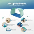 thumbnail image 3 of Beach Shelter, Wind-Powered Tent Sun Shelter with UPF50+ UV Protection, Lightweight & Portable Easy Setup Canopy Shade for Family Outdoor Camping Picnic, 3 of 6