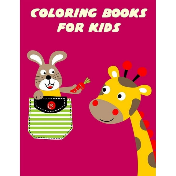 Coloring Books For Kids : Coloring Pages with Adorable Animal Designs, Creative Art Activities