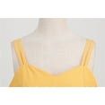 thumbnail image 4 of Lisingtool Dresses for Women 2023 Women Casual Sleeveless 1950S Housewife Evening Party Prom Dress Womens Dresses Homecoming Dresses Yellow, 4 of 5