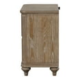 thumbnail image 4 of Furniture of America Jares Adult Transitional 2-Drawer Nightstand with USB Port, Rustic Oak, 4 of 13