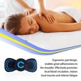 thumbnail image 4 of Small Cervical Massager Health Tools Wireless Patch Stimulator 6 Modes Operated Massage Device for Shoulder Legs Spine, 4 of 8
