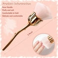thumbnail image 3 of NONENDU 2 PCS Nail Dust Brush, Ultra Soft Nylon Dust Brush for Nails, Nail Brushes for Nail Art Cleaner Tools, Rose Shape Nail Brush & Makeup Brush C55, 3 of 3