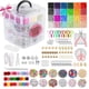 thumbnail image 1 of QYIKLPY Cuentas para Pulseras,12000 Pzas Kit para Hacer Pulseras Accesorios,DIY Kit Port&aacute;til de Manualidades 4 Niveles de Cajas de Amacenamiento para Ni&ntilde;os y Adultos,Regalo de Na, 1 of 9