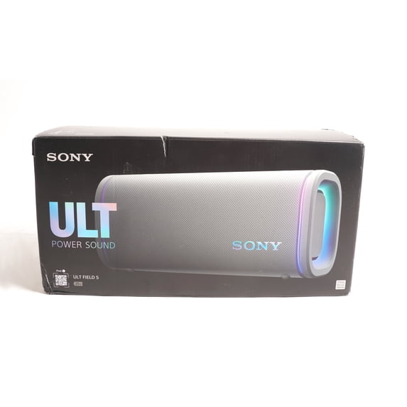 Pre-Owned Sony ULT FIELD 5 Wireless Portable Bluetooth Speaker, IP67 Waterproof, Dustproof, and Rustproof, Off-White
