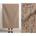 thumbnail image 3 of Soimoi Printed Waterproof Taffeta Fabric - Brown Floral Print | 56" Wide | For Outdoor Cushions, Awnings, Table Covers & Upholstery Projects, By 2 Yard, 3 of 7