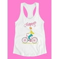 thumbnail image 3 of Summer Pretty Girl In Bicycle Tank Women -Image by Shutterstock, Female XX-Large, 3 of 4