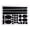 Black, variant on UsilkU Chainstay and Frame Sticker Protector Kit for Bikes, Bicycle Cycling Decal Decorating Protective Film Clear Carbon Black Universal Guards (30 Pieces, 9.8 x 7.1 Inches / 25.0 x 18.0 cm)