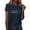 03-Navy, variant on Women's T-Shirts Mit Print Basic Crewneck Plus Size Loose Fit Light Short Sleeve Cool Pattern Womens T Shirts Loose Fit Dark Gray Size 2XL