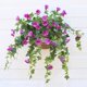 thumbnail image 3 of Ramos de flores artificiales. Campanillas. Flores descoloridas. Flores de exterior. Petunias. Flores de exterior realistas., 3 of 3