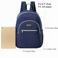 thumbnail image 2 of SAVERRY Lightweight Mini Backpack for Women - Small Casual Daypack, Stylish Crossbody Purse for Travel, Hiking & Daily Use Blue, 2 of 6