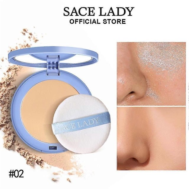 2024 SACE LADY Polvos faciales Control de aceite de larga duración BB Maquillaje natural nude Cosmético -3454836331598