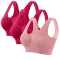 thumbnail image 1 of Xihbxyly Sujetador de Yoga Sin Costuras, Deportivo Sin Aros con Almohadillas Extraíbles, de Nailon Transpirable, Ideal para El Verano, Ideal para Entrenar En El Gimnasio, Tallas S-5Xl., 1 of 4