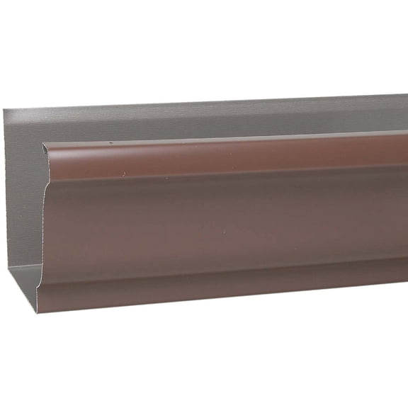 5" .0158 Brown Steel Gutter