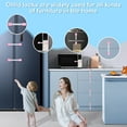 thumbnail image 6 of ABCPOW Baby Locks 10 Pack Child Safety Cabinet Proofing,Safe Quick & Easy 3M Adhesive Cabinet Drawer Door Latches No Screws&Magnets Multi-Purpose Locks Straps for Furniture Kitchen Ovens Toilet Seats, 6 of 7