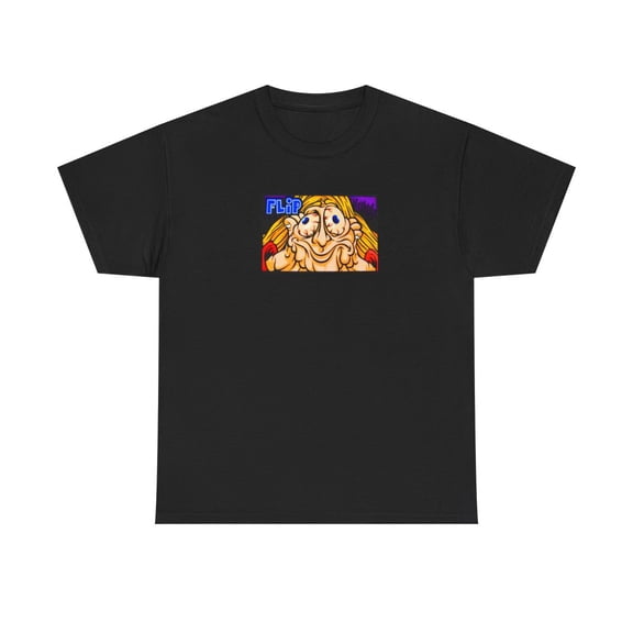 Flip Hippie Bad Acid Trip 2 Skateboard 2000s Vintage Rare Classic T Shirt Print - Black / M