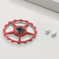 thumbnail image 4 of 11-17T Wheel Ceramic Bearing Pulley Road Bike Rear Derailleur Red16T, 4 of 9