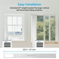 thumbnail image 4 of Dr. Prepare 8000 BTU Portable Air Conditioner, Cooling, Dehumidifier, Fan & Sleep Modes 4-in-1 Portable AC w/ Remote Control & 67'' Window Kit, Cools up to 300 sq. ft, 1-24H Timers, 4 of 11
