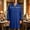 Blue, variant on Men's Lab Coat Long Sleeve Multi Pocket Medical Coat with Button Wrinkle Resistant Professional for Doctor Nurse Scientist Wine-A
