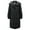 Black, variant on Vedolay Suit Jacket Women's Distresse Oversized Stretch Button Up Cropped Coats,B XXL