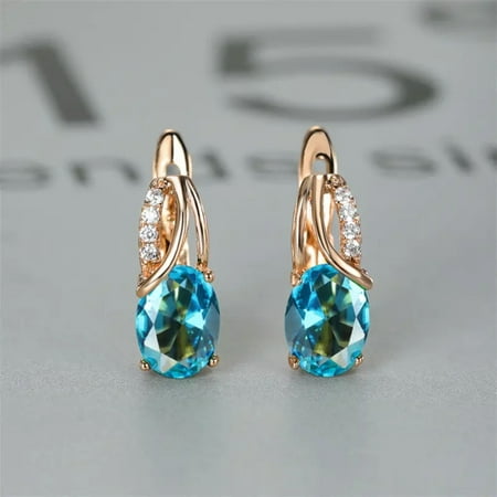 

HLJHKJWM Add a touch of glamour and sophistication with these exquisite colored zircon crystal earrings - Elevate your look and choose from a dazzling array of shades for a truly stunning