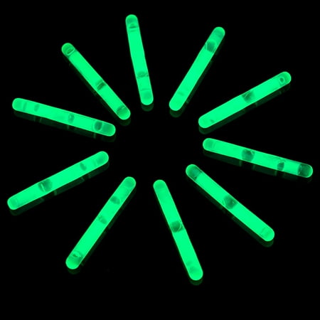 U3, 50 Pcs 1.5 Inches Green Mini Glow Sticks, Glow Sticks Wholesale, Fishing Float, Light up Glow Toys, Glow Mini Stick, Glow Sticks Party Pack for St. Patrick's Day,.., By Fun