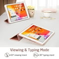 thumbnail image 4 of Smart Case for the iPad 7th for iPad 10.2" Generation Case Smart Case Cover - Translucent Smart Shell Stand Cover with Translucent Frosted Back Protector Fit iPad 10.2 Inch,(Auto Wake/Sleep), 4 of 9