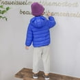 thumbnail image 6 of Baby Boys Girls Winter Coats Toddler Bear Hoods Down Jacket Infant Kids Light Puffer Padded Outwear, 6 of 12