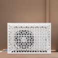 thumbnail image 3 of Aluminium Privacy Fence Screen White, 1.5 P 4 Side 100 * 70 * 50cm for Outdoor Air Conditioner - for Freestanding AC Units and Pool Equipment - Garden Privacy Screen, 3 of 23